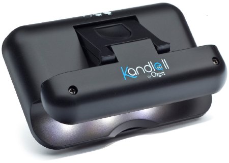 Ozeri Kandle II Reading Light in Black -- Designed for the Amazon Kindle fits latest generation Kindle and all models, and other eBook readers