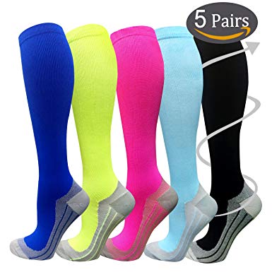 Compression Socks For Men & Women- Best For Running, Athletic, and Travel