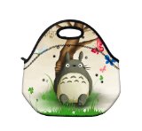 New Fashion Travel Outdoor Cooler Thermal Waterproof Lunch Bag Picnic Tote Box Container Insulated Zip Out Removable School Carry Handle Tote Lunch bag - Totoro D-25555