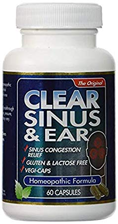Clear Products, Clear Sinus & Ear, 2 Pack (60 Capsules) Unique homeopathic