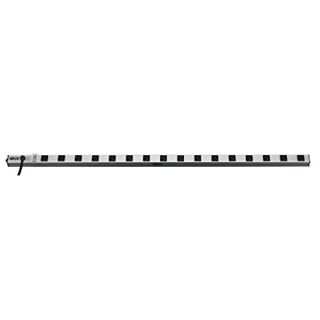 Tripp Lite 16 Outlet Bench & Cabinet Power Strip, 48 in. Length, 15ft Cord with 5-15P Plug (PS4816)