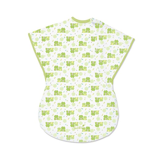 Summer Infant ComfortMe Wearable Blanket, Frog Friends, Small