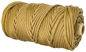 TOUGH-GRID 750lb Paracord / Parachute Cord - Genuine Mil Spec Type IV 750lb Paracord Used by the US Military (MIl-C-5040-H) - 100% Nylon - Made In The USA.