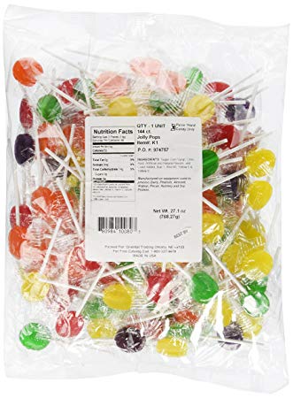 Candy Sucker Lollipop Assortment (144 pc)