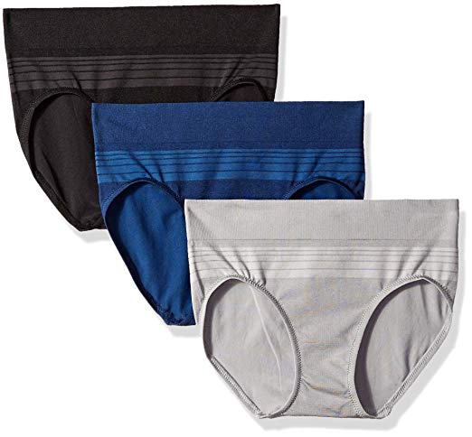 Warner's Women's Blissful Benefits Seamless Hipster Panty 3 Pack