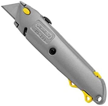 3 Pack Stanley 10-499 Quick Change Retractable Blade Utility Knife