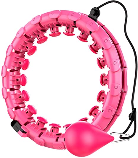 Blivener Smart Weighted Hula Hoops for Adults and Kids, 2 in 1 Adjustable Length Massage Weighted Hoola Hoops