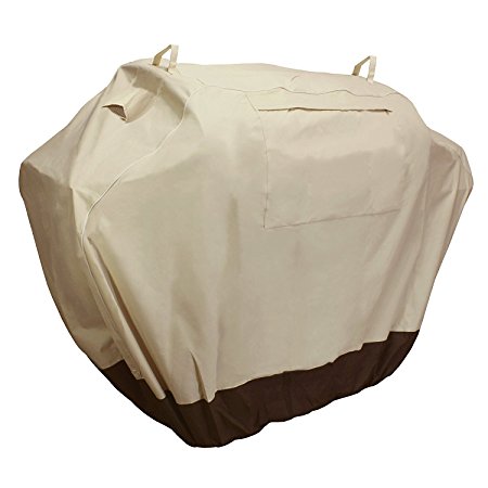 KHOMO GEAR - SAHARA Series - Waterproof Heavy Duty BBQ Grill Cover - XX-Large 72 x 26 x 51 - Different Sizes Available - Compatible with Weber (Genesis), Holland, Jenn Air, Brinkmann, Char Broil, Kenmore & More