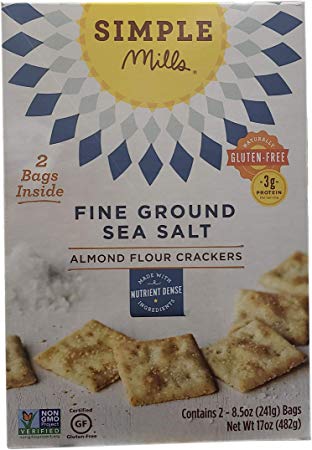 Simple Mills Almond Flour Crackers, 17 Ounce