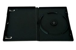 100 Standard Black Single DVD Cases 14MM (Machinable Quality)