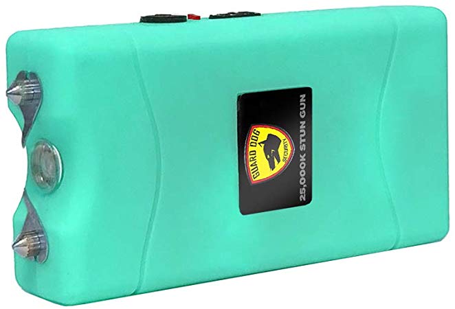 Guard Dog Disabler, Child Safety Stun Gun with Disable Pin, Rechargeable with LED Flashlight, Disable Pin and Holster Included (Teal)