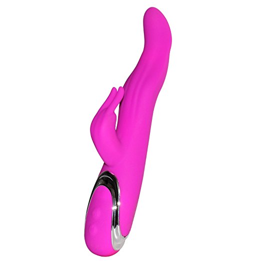 Flexible G-Spot Rabbit Vibrator for Women (Pink)