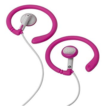 COOSH PINK HEADPHONES w/ Detachable Silicone Ear Rings