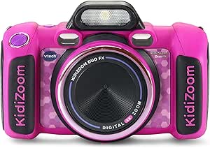 VTech KidiZoom DUO Camera FX Kids Digital Dual Cameras, Pink