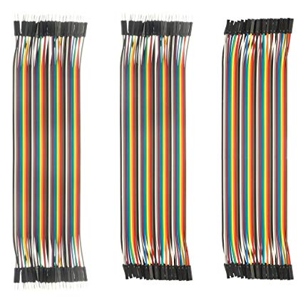 DEYUE Jumper Wires Set - 120 PCs 3in1 breadboard Wires, Male to Male, Female to Male, Female to Female