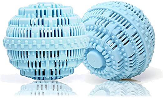 Eco Friendly Wash Ball & Detergent-Free Laundry Ball, Set of 2(Light Blue)