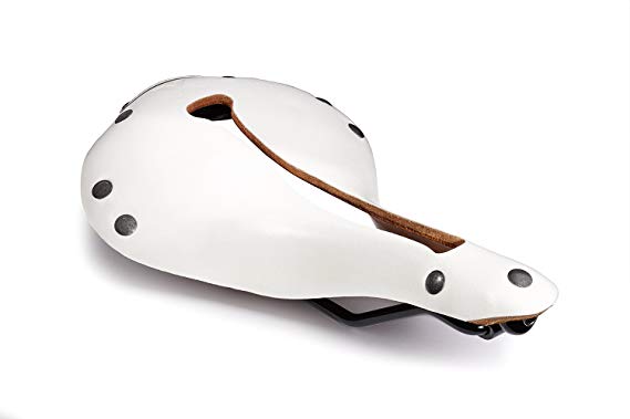 Selle Anatomica X Series Watershed White with Gunmetal Rivets