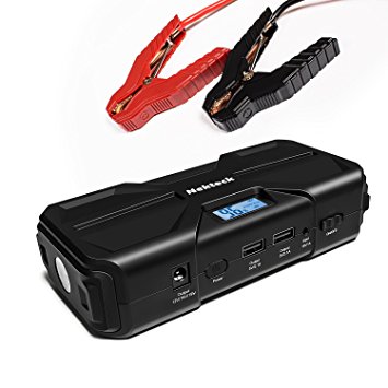 Nekteck Multifunction Car Jump Starter Portable External Battery Charger 600A Peak With 16800mAh - Emergency Auto Heavy Duty Jump Starter For Truck, Van, SUV, Laptop and More