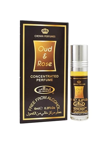Al-Rehab Oud & Rose 6 Ml Concentrated Perfume Oil/Attar Perfumes