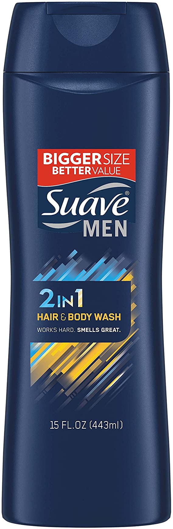 Suave Mens Body Wash, Hair & Body 2 In 1 12 Ounce (pack Of 6)