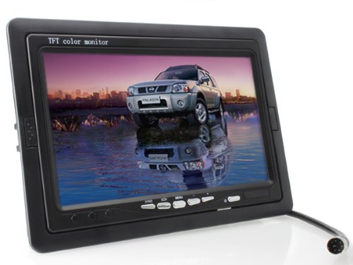 7 inch TFT LCD Digital Car Rear View Monitor with Waterproof Car Rear View Camera combo