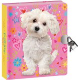 Peaceable Kingdom  Puppy Love Lock and Key Diary