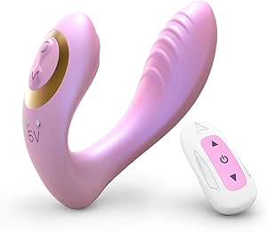 Tracy's Dog Wearable Clitoral G Spot Vibrator, Remote Control Adult Toys for Women Couple, Flexible Vibrating Sex Toy Panty Vibrators with 10 Vibrations, Powerful Quiet Dual Stimulator