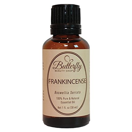 Frankincense Essential Oil (30mL/1oz). Steam Distilled from the Resin of the Indian Boswellia Tree. 100% Pure, Natural & Undiluted Boswellia Serrata.