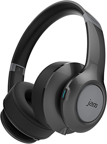 Jam Transit Touch Grey Wireless Bluetooth Over Ear Headphones with Microphone - HX-HP910GY