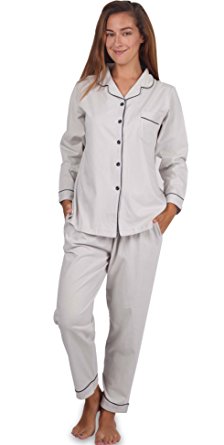 WEWINK CUKOO Women's Cotton Pajama Set Long Sleeve Sleepwear by
