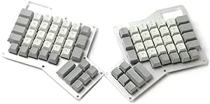 YMDK Cherry Profile Thick PBT Top Print Ergodox Keycap Set for Ergo Ergodox Keyboard (Only Keycap)