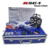 Potensic Luxury Collection Upgraded Version Syma X5C-1 quadcopter and Carrying Case for Syma X5C-1 X5C X5 Quadcopter Drone FJPJ0125