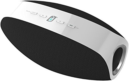 Damson Oyster Bluetooth Speaker - White/Black