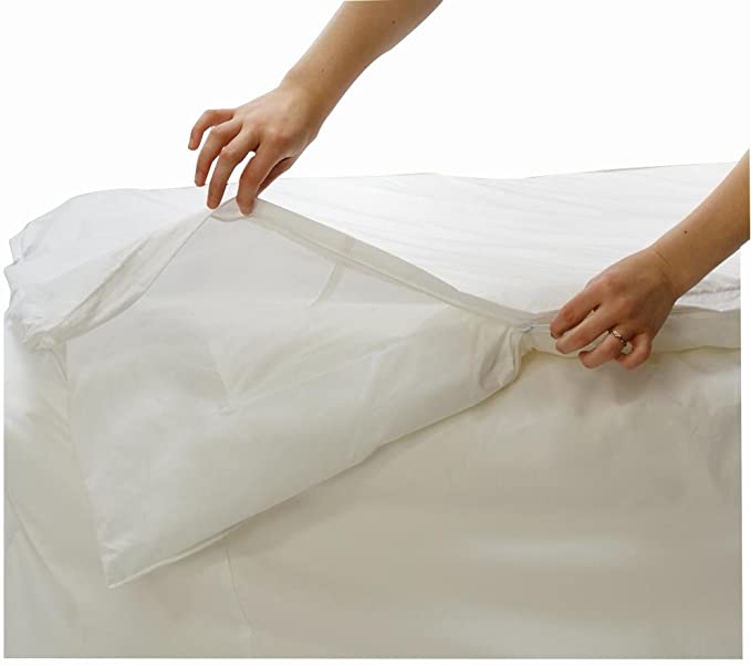 All Soft comforter cover made of 100% cotton against dust mites and bed bugs, 220 x 230 cm