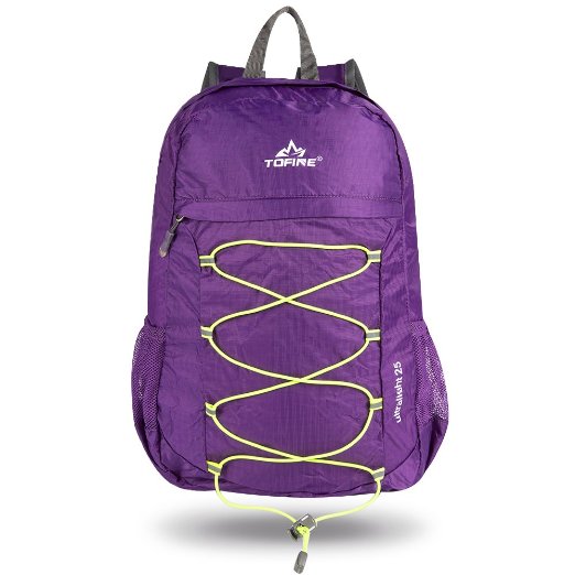 Gonex Packable Travel BackpackOutdoor Light Daypack 25L for HikingRuningCamping