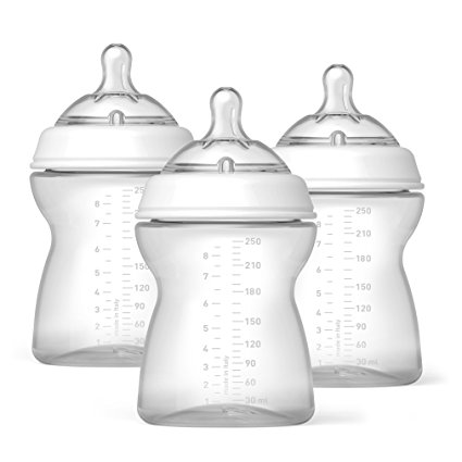 Chicco NaturalFit Tri-Pack Bottles, 4 Months Plus