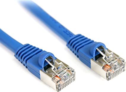 StarTech.com 3 ft Cat5e Blue Snagless Shielded RJ45 F/UTP Cat 5e Patch Cable - 3ft Patch Cord