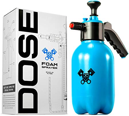 DOSE 60 oz 2L One-Handed Portable Pump Pressurized Foaming Sprayer