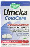 Natures Way Umcka ColdCare Chewable Cherry 20 Count