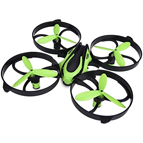 TOZO Q2020 Drone RC Mini Quadcopter Altitude Hold Height Headless RTF 3D 6-Axis Gyro 4CH 2.4Ghz Helicopter Steady Super Easy Fly for Training [Green]