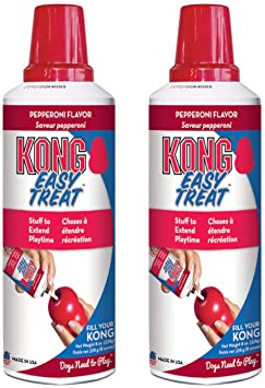 KONG - Easy Treat - Dog Treat Paste - Pepperoni - 8 Ounce (2 Pack)