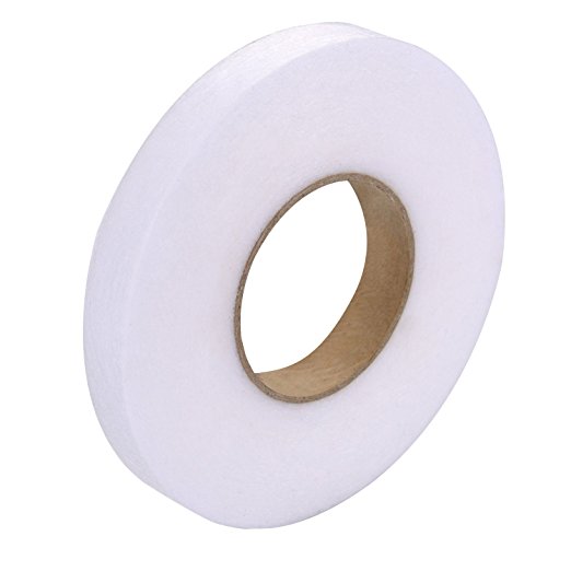 Outus 70 Yards Iron On Hem Tape Fabric Fusing Hemming Tape No Sew Hem Tape Roll for Jeans Trousers Garment Clothes (15 mm Wide)