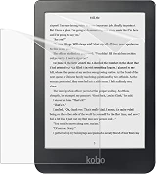 MoKo 2-Pack Screen Protector for Kobo Clara HD 6" e-Reader 2018, Anti-Glare Premium PET Protective Film Full-Coverage Matte Screen Protector, Matte