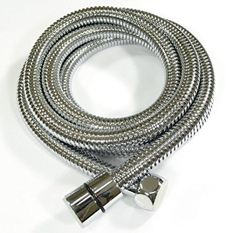 KES I3250 Extended Length Replacement 100-Inch OR 2.5-Meter Stainless Steel Interlock Handheld Shower Hose, Chrome