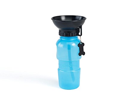 Aqua Dog Travel Water Bottle Blue