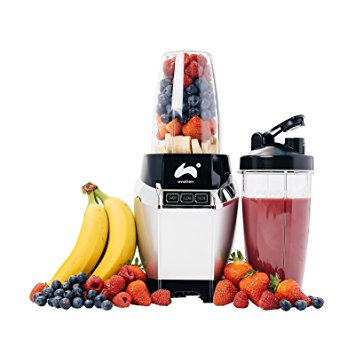 Ovation 1000W Genius Multi Functional 1 Litre Blender / Smoothie Maker / Juicer Featuring Blend & Pulse Functions - Inc Travel Cup & Sports Lid