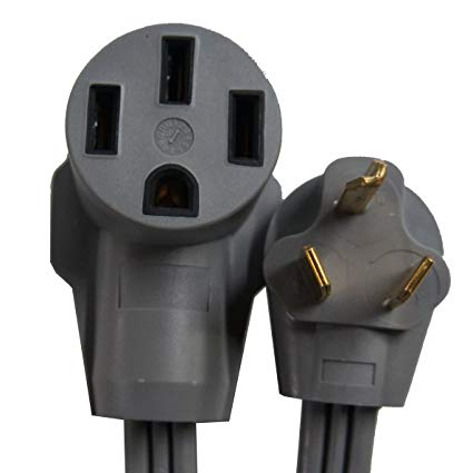 Gomadic Electric Vehicle NEMA 14-50 to NEMA 10-30P Outlet Adapter Cable - Perfect for Tesla and EV Cars