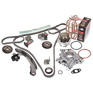 Evergreen TK3034WOP Timing Chain Kit, Oil Pump, and GMB Water Pump Fits: 04-09 Nissan Altima Maxima Quest 3.5L VQ35DE
