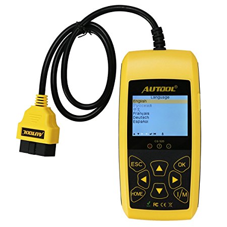 Car Engine Fault Code Reader Autool CS520 Auto Code Scanner,Turns off Engine Light (MIL) and DTC/TIPS Warning Lights Diagnostic Scan Tool