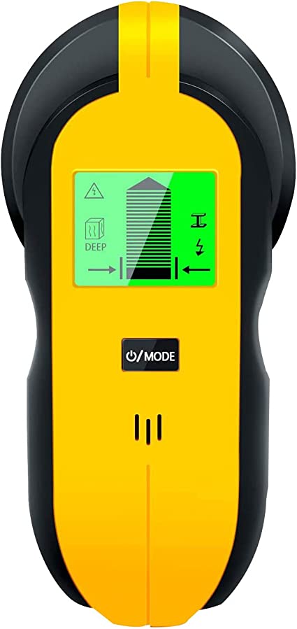 FOLAI Stud Detector Wood Metal Detector - 4 in 1 Electronic Stud Sensor Wall Scanner Beam Joist Detector Wall Detector Edge Center Find, LCD Display for Timber Field AC Wire Metal Stud Detection